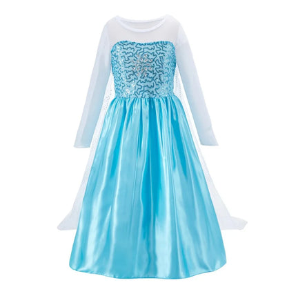 Anna Elsa Dress Halloween Costume