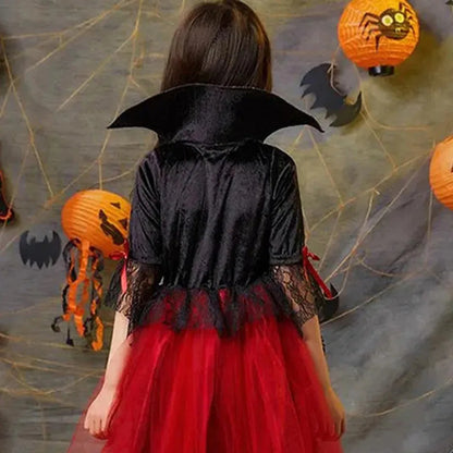 Vampire Halloween Dress For Kids