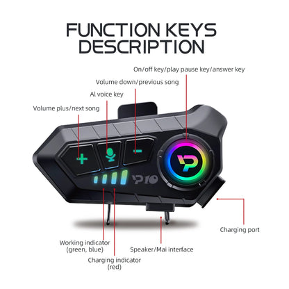 Motorcycle Helmet Headset 2