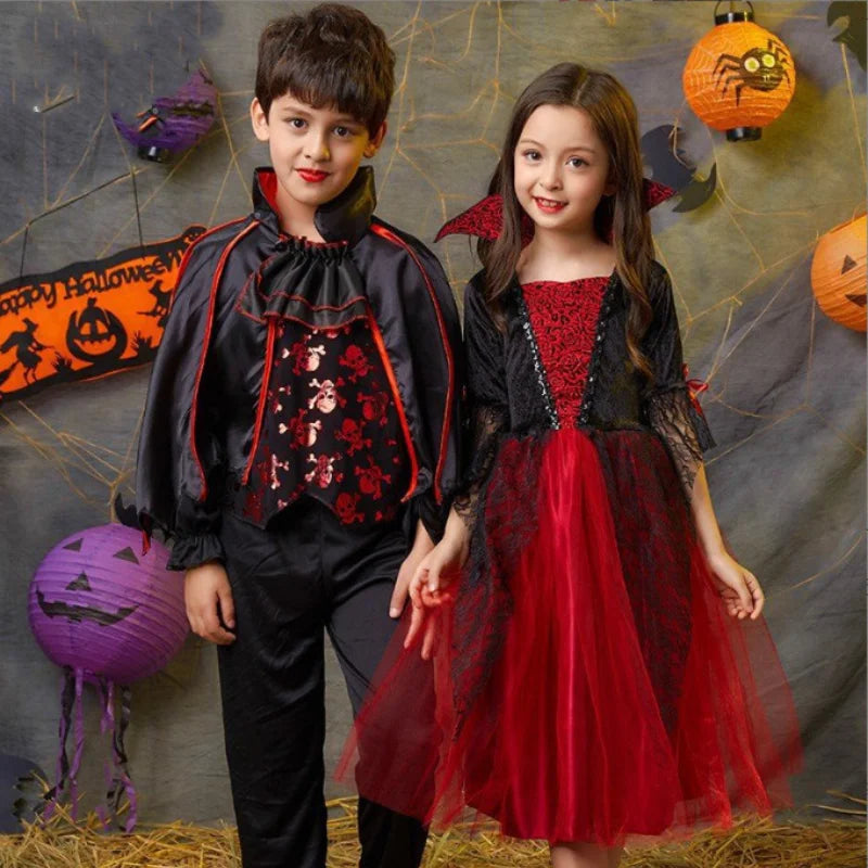 Vampire Halloween Dress For Kids